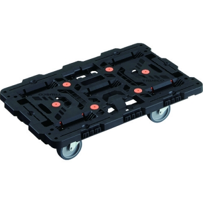 日本中山TRUSCO  BT700J5-E100  連接式樹脂平臺(tái)車甲殼蟲700X450自如5輪